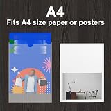 HLIWS A4 Self-Adhesive Vertical Card Sleeves 6 Pack Waterproof PVC Pockets view 3