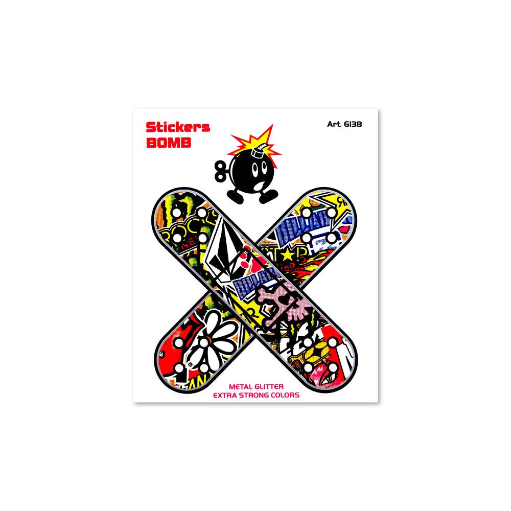 4R Quattroerre.it Sticker Bomb Plasters, 10 x 12 cm