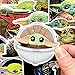 Baby Yoda Stickers (10 Pieces), Includes The Mandalorian Sticker with Yoda Baby, Lots of Choices for Your Baby Yoda Laptop or car Decal, Large Baby Yoda Decal Vinyl Sticker Pack