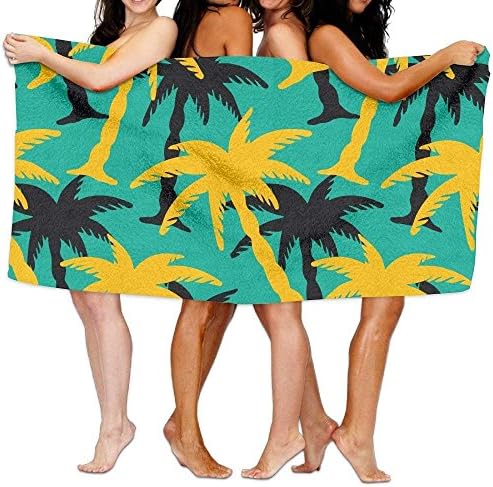 ewtretr Palm Tree Coconut Plant Print Stylish Beach Towel Lightweight For Beach Gym Yoga
