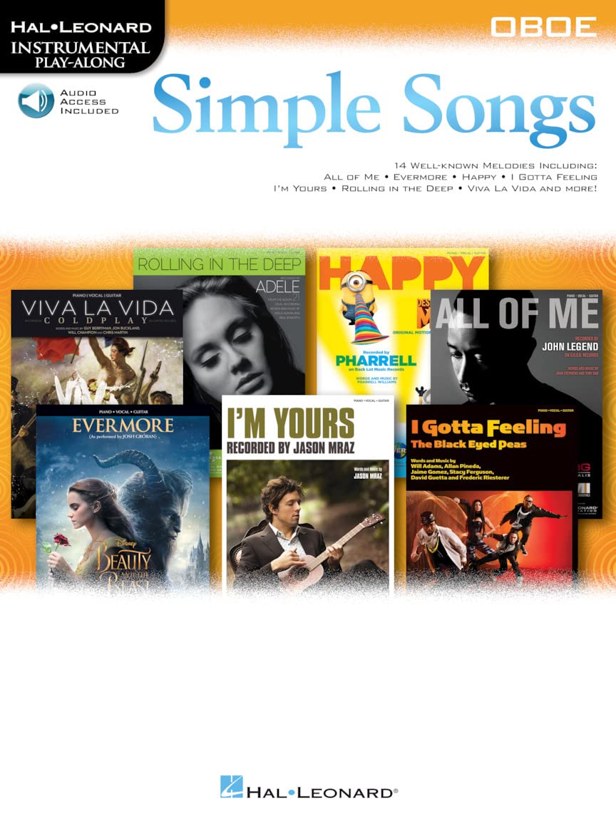 Simple Songs: Oboe (Hal Leonard Instrumental Play-Along) (Includes Online Access Code)