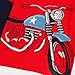 [IGO.]Long Sleeve Baby boys clothing infant toddler Motorcycle T-shirts CG31T2, 2-3Y Red