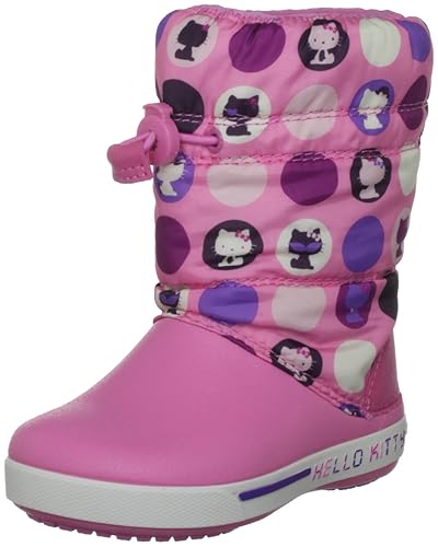 crocs Mädchen Crocband Ii.5 Gust Boot Hello Kitty Circles Schneestiefel