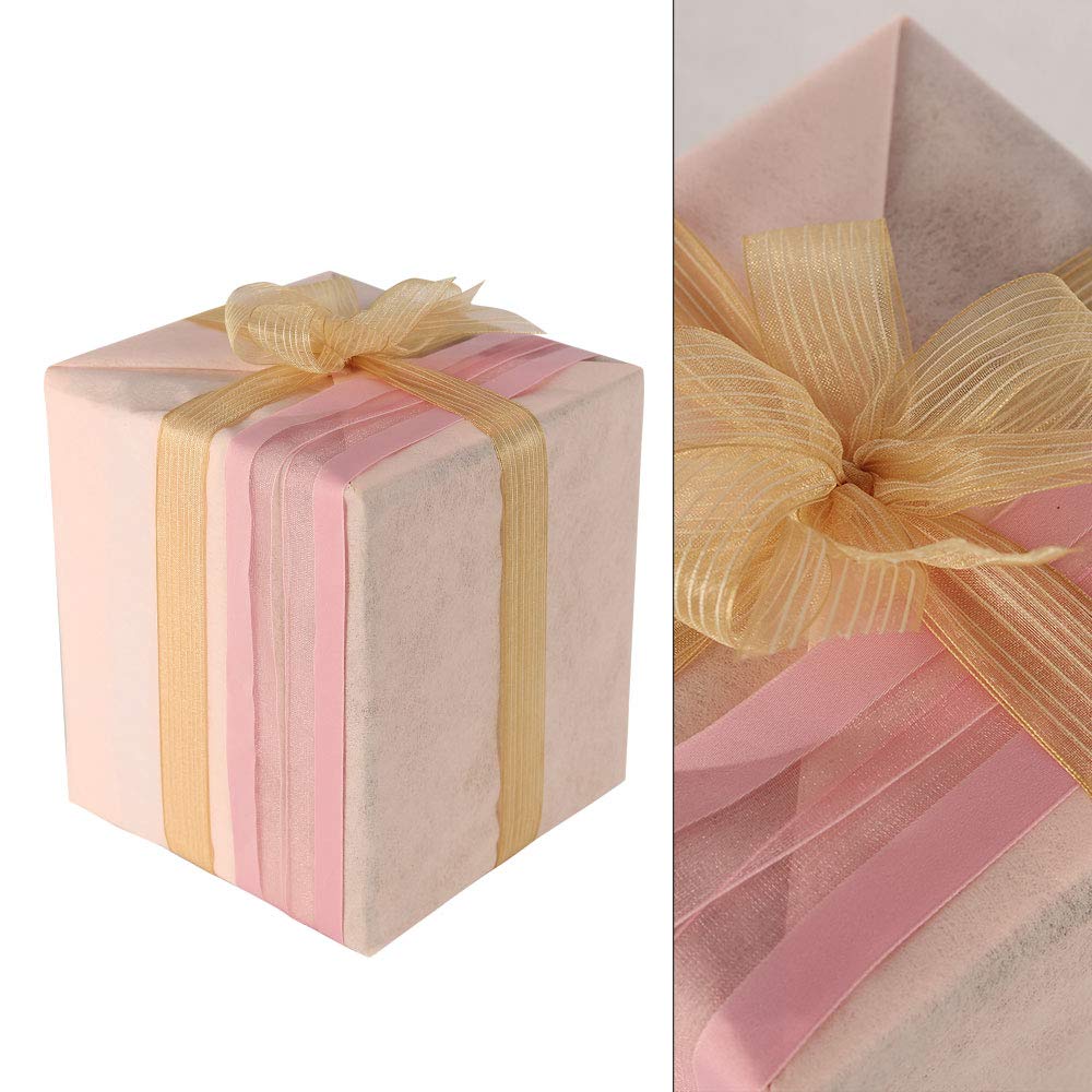 YATAI Gift Wrapping Paper, Floral Bouquet Paper, Flat Sheet, Gift Packaging Wrap, Bulk Packing Paper 20pcs sheets for Event and Party Supplies DIY Gift (Pink)
