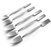 Leriton 5 Pcs 1'' 3/8" 1/2" 5/8" 3/4" Trowel and Square Masonry Tools | Concrete Plaster Hand Tool, for Glazing Patch Work, Ornamental Stucco, Archeology Use, Long Lasting Repair Surface Work