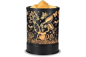nawaza Wax Melt Warmer,Wax Melter and Candle Warmer for Scented Wax with 7 Colors LED Light,Electric Wax Warmer as Gifts for Mom Grandma Women(Rabbit)
