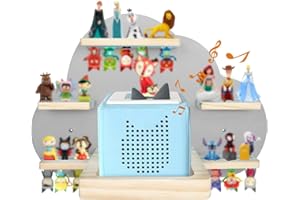 for Tonies Magnetic Floating Shelf, for Toniebox Figures Storage Display Shelf, Cloud-Shaped Wooden Kids Room Decor Easy Inst