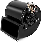 Criditpid Rectangular Permanent Split Capacitor Blower Replacement for Dayton 1TDR9, 4C264, 4C448 and Fasco B45267, 7063-5176.
