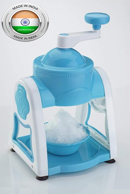 Shoppoworld Gola Maker Machine Ice Gola Maker Manual Ice Crusher Non Electric Ice Gola Maker Handy Ice Snow Maker For Summer Indoor Outdoor Manual Gola Maker For Home Blue Amazon In Home