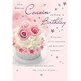 Piccadilly Greetings Traditional Birthday Card Cousin F - 7 x 5 inches