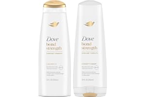 Dove Bond Strength Shampoo & Conditioner Set – Daily Strengthening Treatment for Dry, Damaged Hair, 12 Oz Ea