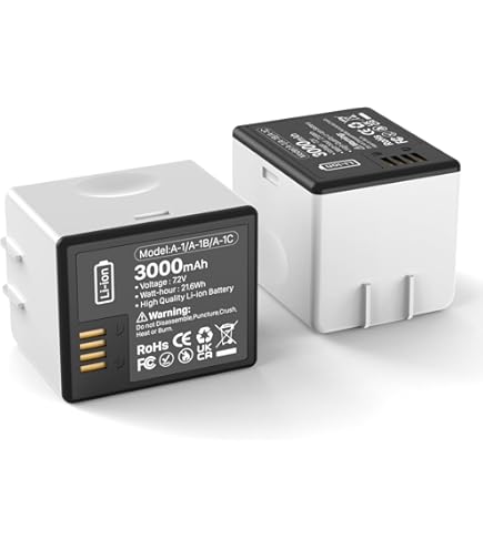 Cr123a Rechargeable MrupooBatteries (2-Pack) Compatible With Arlo