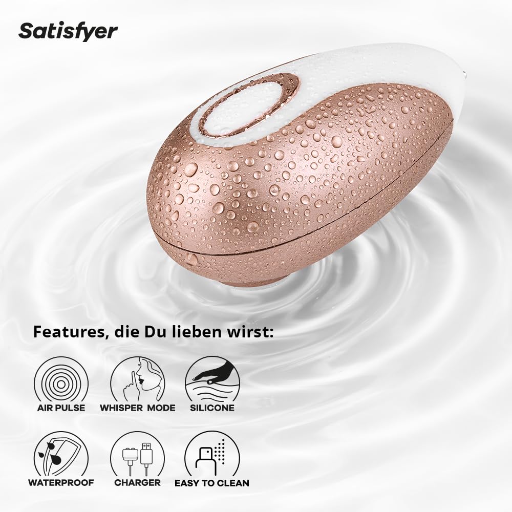 Satisfyer Pro Deluxe Next Generation Druckwellenvibrator | Sex-Spielzeug Frau mit Klitoris-Stimulation | Erotisches Toy mit 11 Vibrationsmodi | Leise & stark | Wasserdichter (IPX7) Auflegevibrator 4