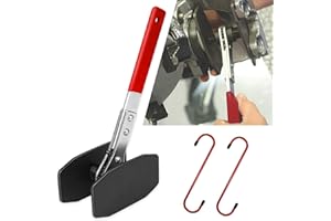 C Q CHANG QI Brake Caliper Press Tool, 360 Degree Adjustable Ratchet Brake 4 In 1 Universal Disc Brake Caliper Press Compression Tool With 2 Brake Caliper Hooks Piston Hanger