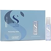 Alfaparf Milano Semi di Lino Density Thickening Leave-In Treatment for Thin Hair - Thermal Protection - Builds Body, Plumps Hair - Volumizing Hair Product - Youthful and Thicker Hair - 6 Vials