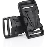 CooBigo Quick Side Release Plastic Buckle Clips Snaps for Webbing