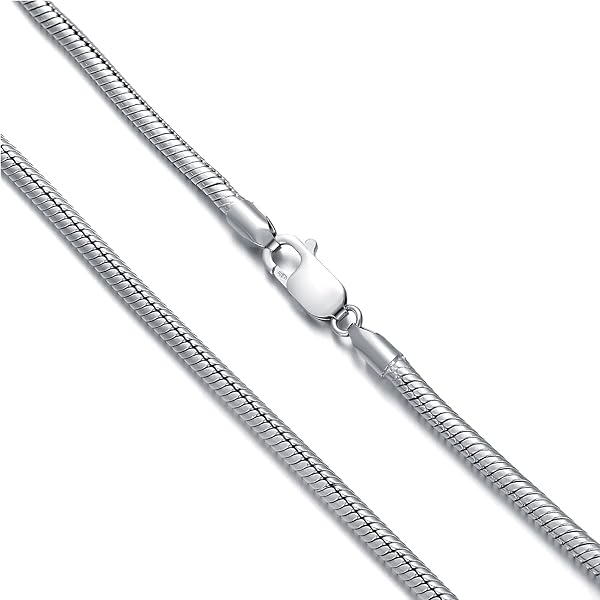 Italian 925 Sterling Silver Paperclip Chain Necklace – 3.5mm Cable, 16-36 Inch - View #2