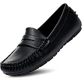 Bernal Women Penny Loafers Casual Comfortable Non Slip Flat Shoes Driving Loafers Work Office Walking Shoes