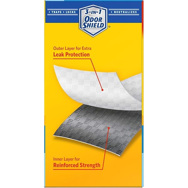 GLAD TRASH BAGS, TALL KITCHEN DRAWSTRING GARBAGE BAGS – ODORSHIELD 13 GALLON GREY TRASH BAG, FEBREZE FRESH CLEAN – 80 COUNT