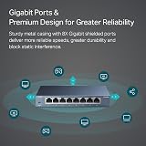 TP-Link TL-SG108 8-Port Gigabit Ethernet Switch Network Switch 10-100-1000 Mbps view 2