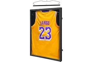 KCRasan Jersey Frame Display Case - Jersey Display Case - Large Lockable Frames Shadow Box with UV Protection for Baseball Ba