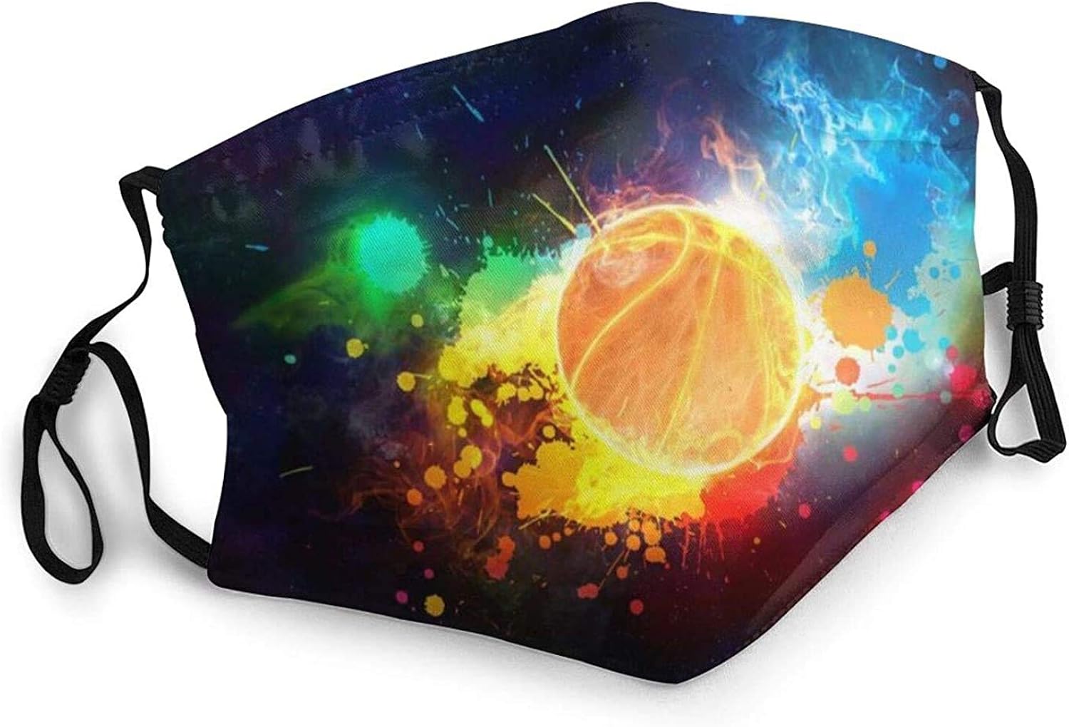 The Basketball in The Basketball Court Fashion Protective