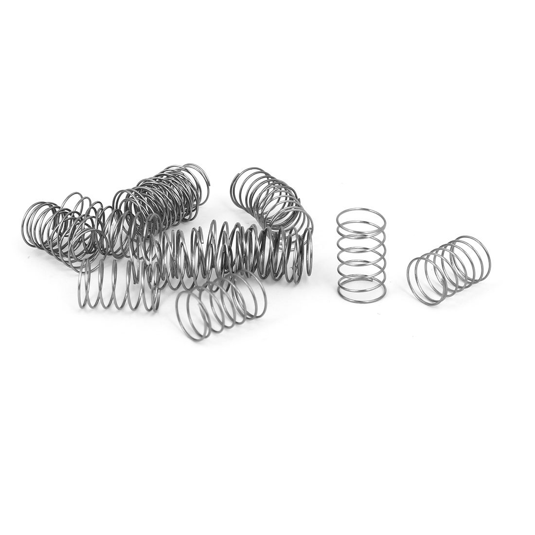 sourcingmap 0.5mmx10mmx15mm 304 Stainless Steel Compression Springs 20pcs