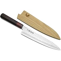 Yoshihiro VG10 46 Layers Hammered Damascus Nakiri Japanese