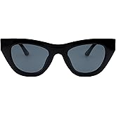 Otra Eyewear Women's Kinni Cat Eye Sunglasses, Black/Smoke