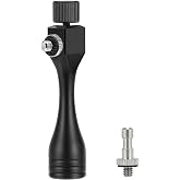 Binocular Tripod Adapter 1/4-20 Thread Quick Detachable Mount Suitable for Most Porro and Roof Binoculars (Black) Aluminium Universal Binocular Accessories Zhongzhen