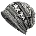 KUYOU Women's Multifunction Elephant Hat Skull Cap Scarf (Black)