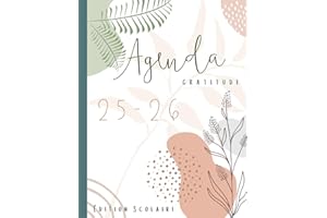 Agenda Scolaire Français 2025-2026: Pour les enseignant.e.s et élèves du primaire et du secondaire - FLORAL: Semainier Gratit