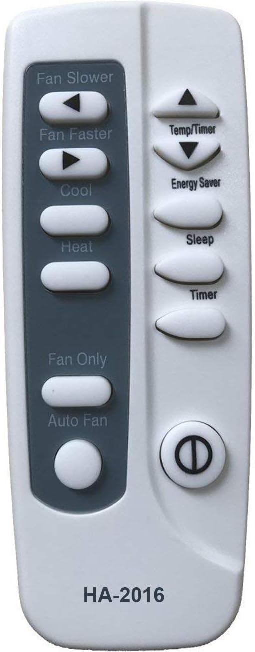 HA-2016 Replaces Frigidaire Air Conditioner Remote Control 5304476618 Works for FFTA1033Q11 FFTA1033Q12 FFTA1033Q13 FFTA1033Q2 FFTA1033Q22 FFTA1033Q23 FFTA1233Q1 FFTA1233Q10 FFTA1233Q11 FFTA1233Q2
