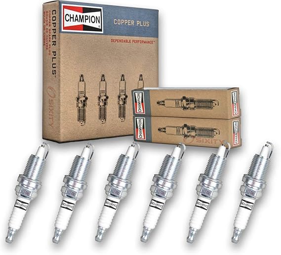 6 pc Champion Copper Spark Plugs for 19992006 Jeep