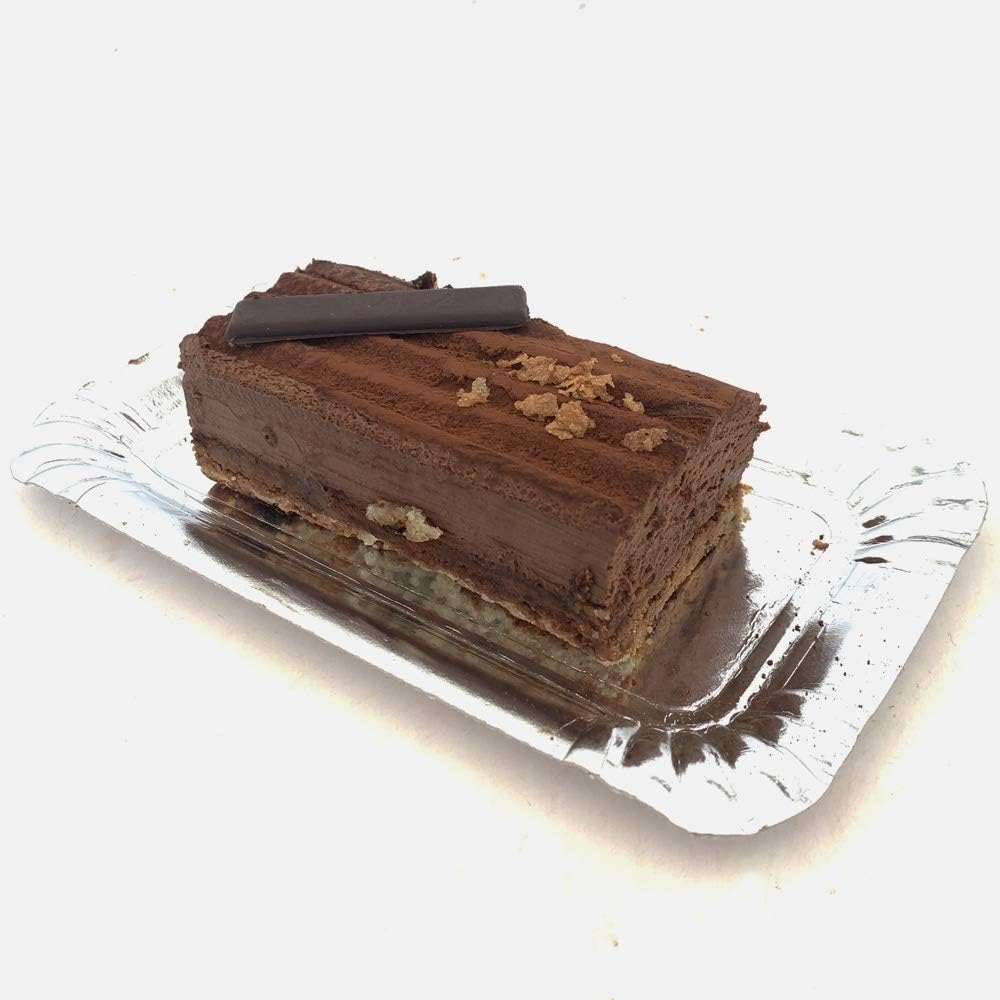 Cuencos y platos para aperitivos y salsas Bandeja de cartón Plateada