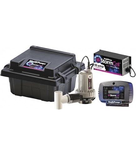 Liberty Pumps PC457-441 Combo Sump Pump System – 1/2 HP Primary 457 + 441 Battery Backup, 52 GPM & 44 GPM, 12V Deep Cycle Ready