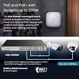 D-Link DGS-1026MP 26-Port Gigabit PoE Switch 370W 24 PoE Ports 2 Uplinks view 4