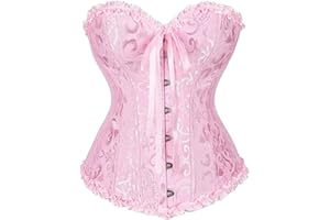 Corset Lace Up Tops for Women Bustier Shapewear Lingerie Outfit Breast Waist Push Up Bodysuit Corset Top
