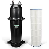 Aumzong W3C17502 Swimming Pool Plus Cartridge Filter Assembly 200 Sq Ft,150 GPM Compatible with Hayward StarClear Plus,Replacement Element Part C-8319