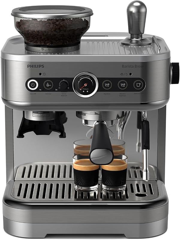 Espressomaschine Barista Brew, Silber, Espresso & Americano — Foto 1 von 8
