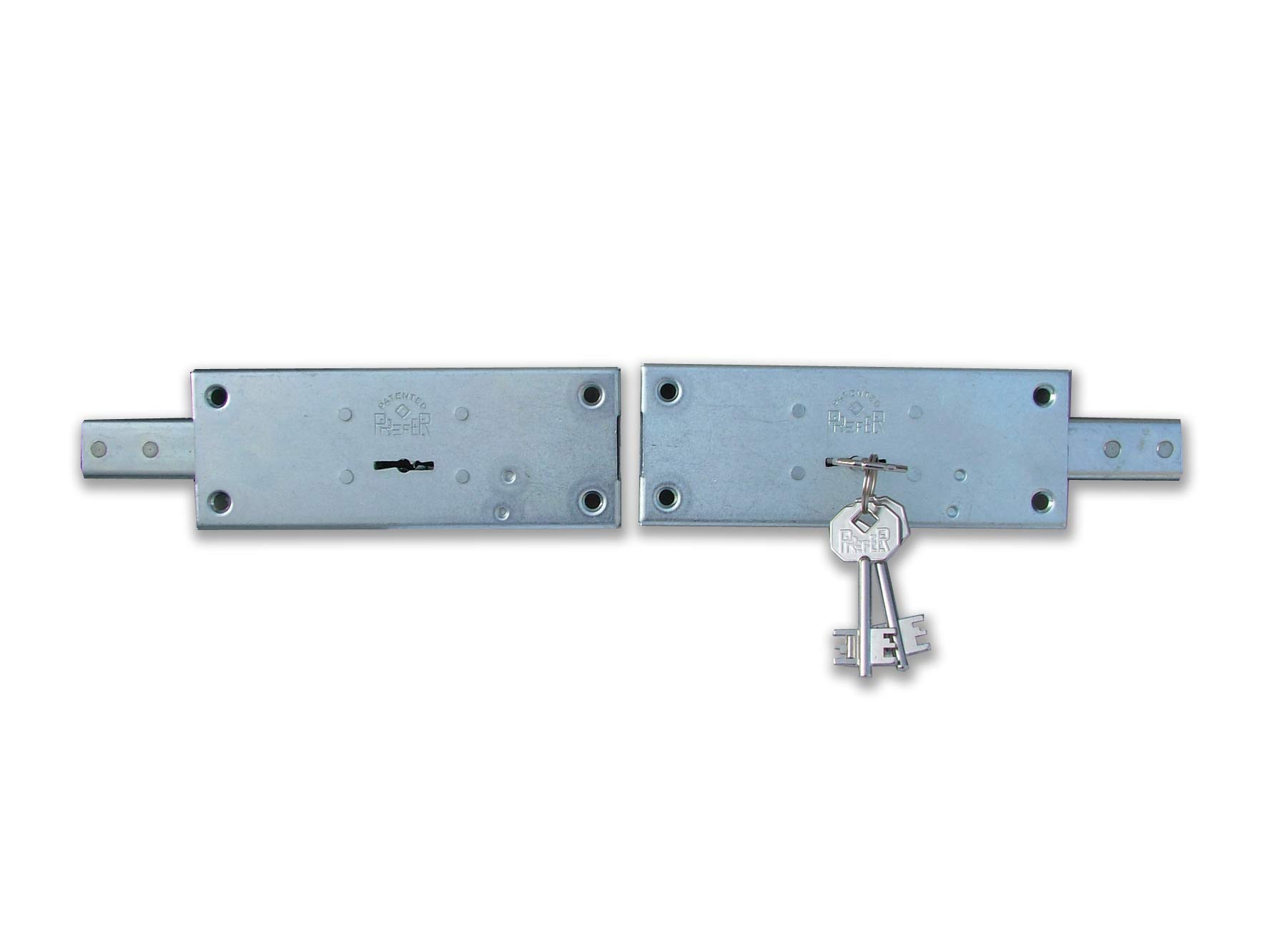 Locks Side Headset for Roller Shutters Item 0733.0 with Latch for Delivery Container mm 155 x 55 mm