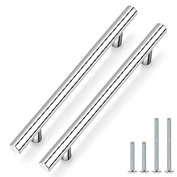 Probrico 15 Pack Polished Chrome Cabinet Handles