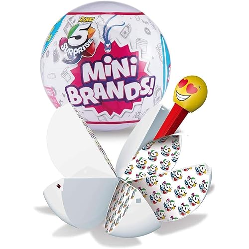 5-Surprise Mini Brands Collectible Capsule Ball by Zuru Ball