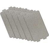 5 Pcs Microwave Oven Parts Waveguide Cover Universal Mica Sheet | Microwave Oven Repairing Part for Kitchen Home Office Restaurant (2 1/4 Inch X 4 3/5 Inch)