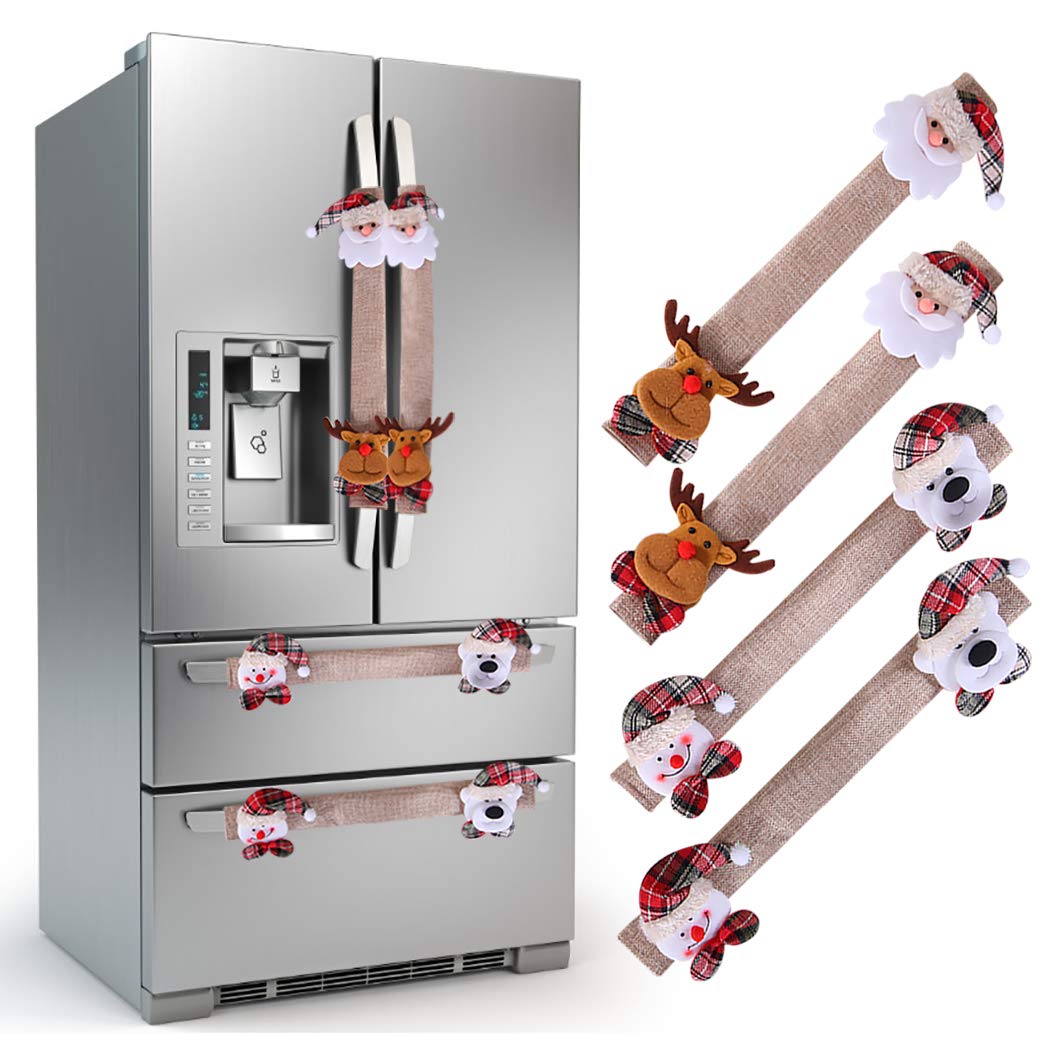 yeesport 4PCS Kitchen Handle Cover Set Practical Fridge Handle Cover Kitchen Appliance Protector