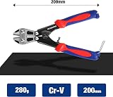 WORKPRO 8 Inch Mini Bolt Cutter Cr-V Steel Heavy Duty Wire Cutter 2.3mm view 5