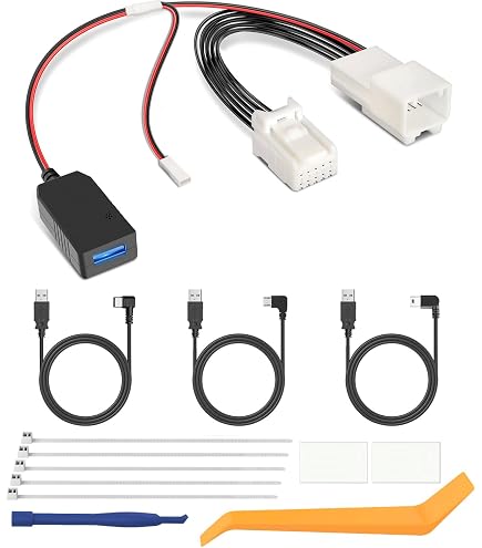 Amazon.com: YQMAJIM DashCam Power Adapter,(12P TypeC) Compatible
