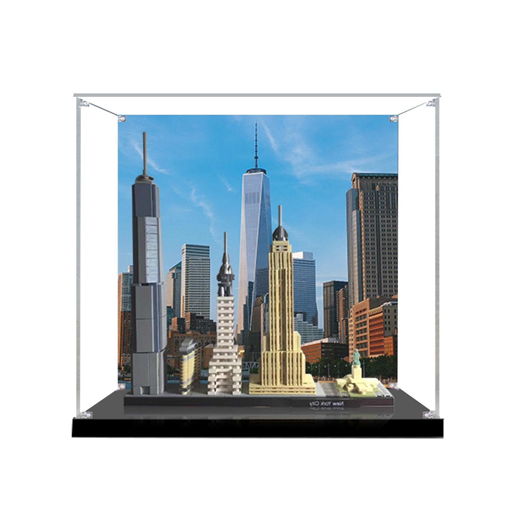Acrylic Display Case for Lego Architecture New York