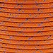 GM CLIMBING 8mm Accessory Cord Rope Double Braid Pre Cut CE/UIAA (Orange, 20ft 8mm)