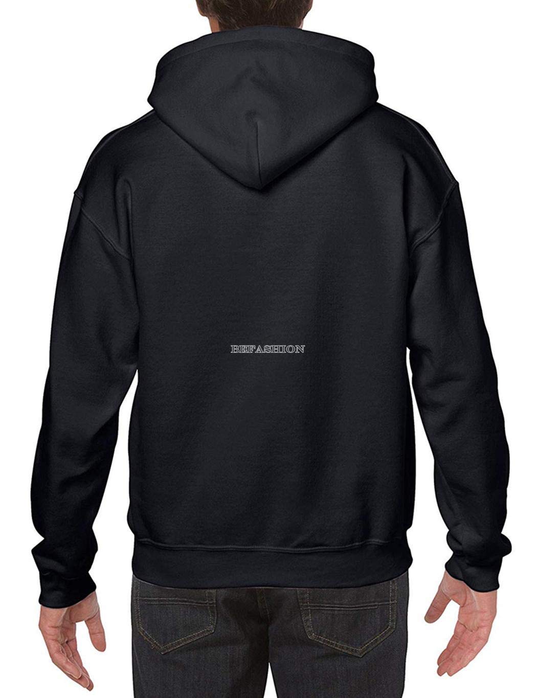 Plunger Men\'s Heavy Blend Fleece Hooded Sweatshirt Black